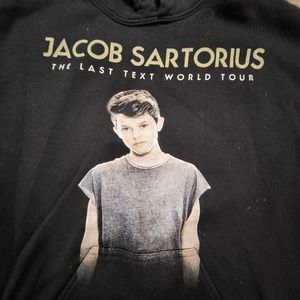 Jacob Sartorius The Last Text World Tour Black Tour Concert Hoodie Men's Size S